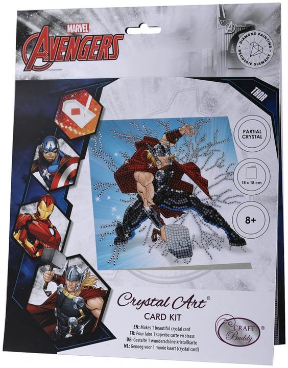 Immagine prodotto Craft Buddy Thor, carta 18x18cm Crystal Art