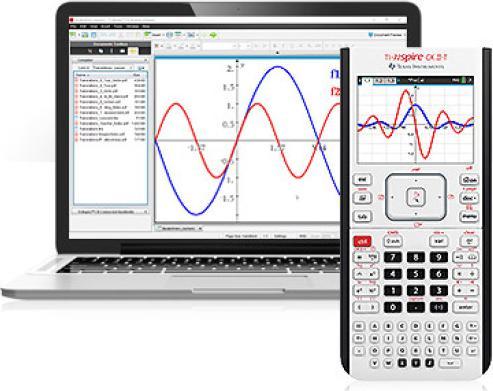 Actual product image TI Nspire CX II-T PWB Graphics Calculator Teacher Combi Package Calculator and Software (Rechargeable battery, Electrical connection)