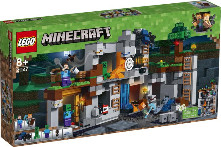 Actual product image LEGO Adventure in the rocks (21147, LEGO Minecraft)