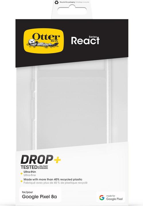 Actual product image OtterBox React (Google Pixel 8a)