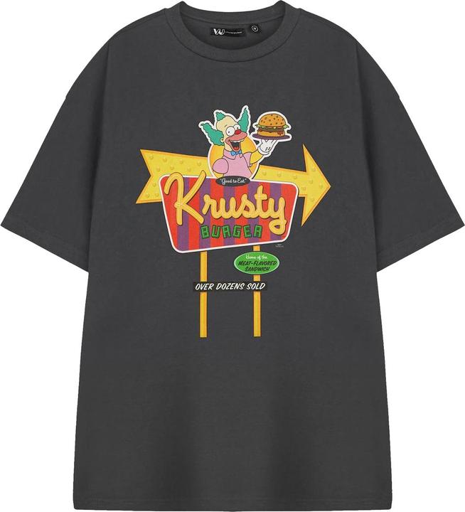Actual product image The Simpsons Mens Krusty Burger Short-Sleeved T-Shirt (L)