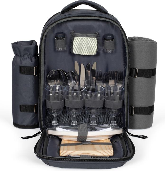 Actual product image Livoo 4-person picnic backpack