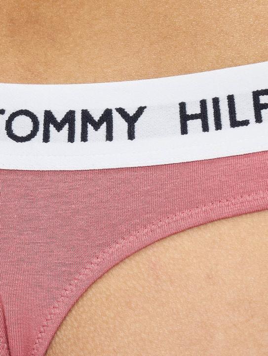 Actual product image Tommy Hilfiger Ladies String Thong with Stretch, Pink (English Pink), S (S)
