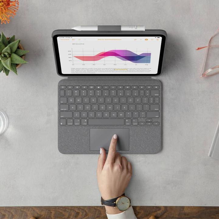 Produktbild Logitech Combo Touch (DE, iPad 2022 (10. Gen))
