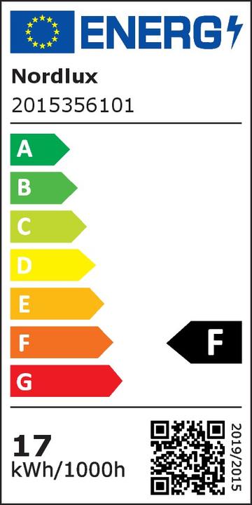 Energie-Label Nordlux Noxy, Deckenleuchte, Weiss (1650 lm)
