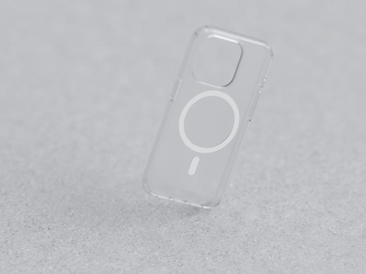 Actual product image Njord Slim Case 100% GRS MagSafe iPhone 15 Pro, Translucent (Apple iPhone 15 Pro)