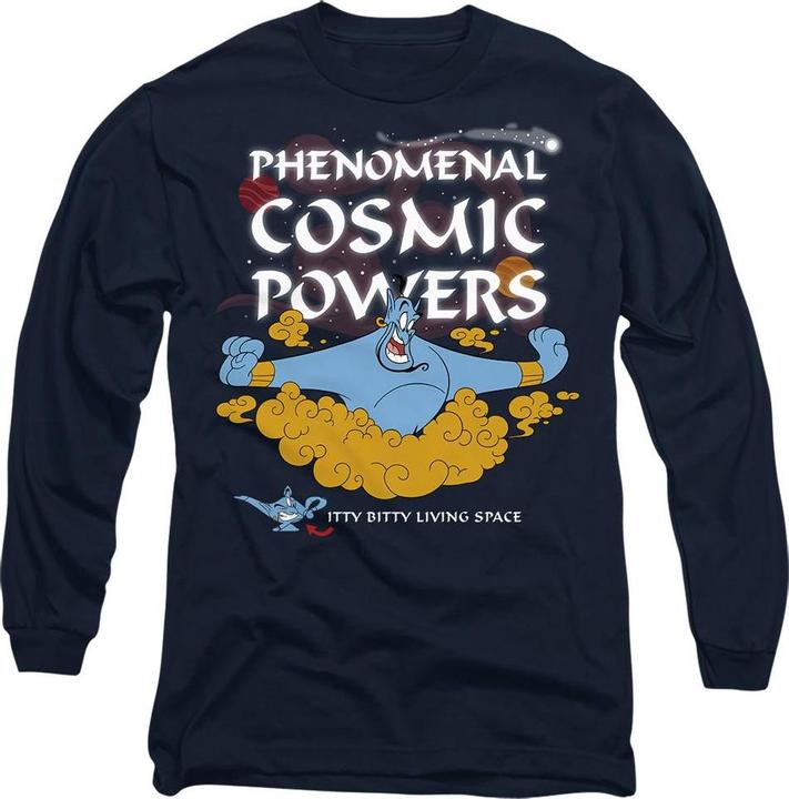 Actual product image Aladdin Unisex Adult Has Phenomenal Cosmic Powers T-Shirt (S)