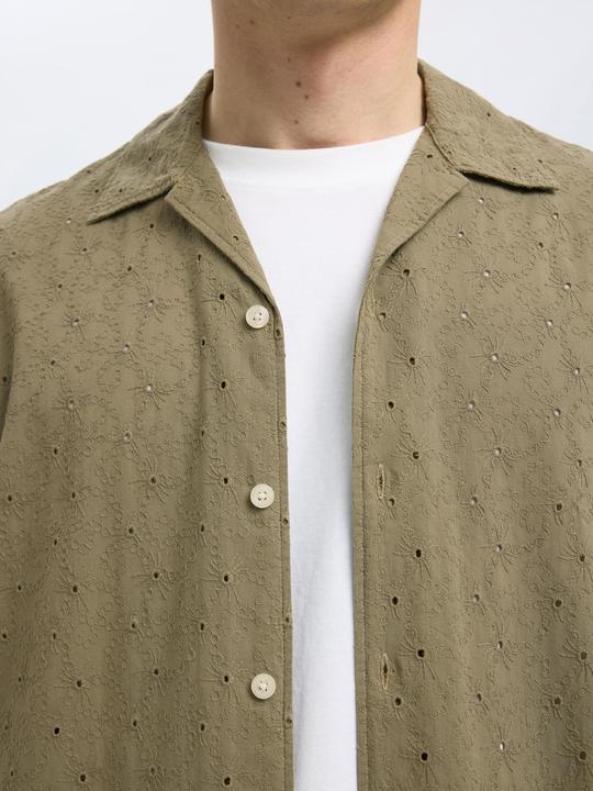 Immagine prodotto Selected Homme Camicia a maniche corte in broderie anglaise (XXL)