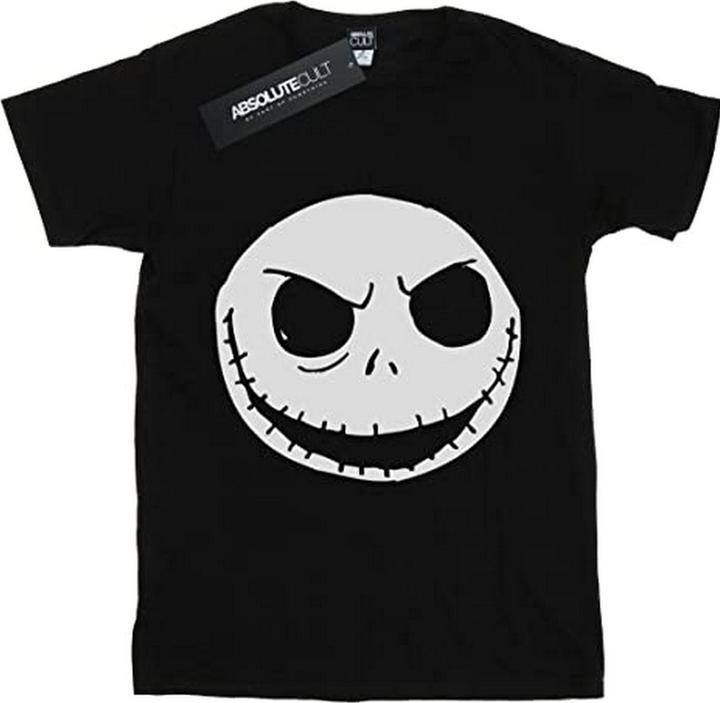 Actual product image Dick Smith Womens/Ladies Jack Skellington Face Cotton T-Shirt (M)