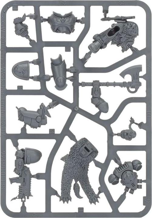 Image du produit Games Workshop Warhammer 40.000 - Patrouille de combat des Space Wolves (Matières plastiques)