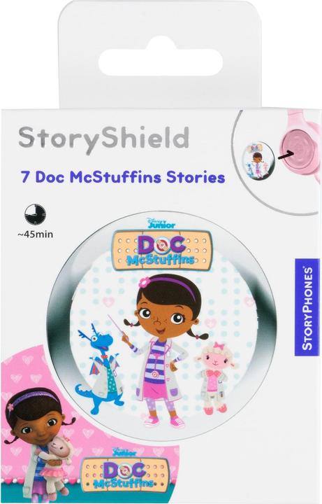 Actual product image StoryPhones StoryShield Disney Doc Mc Stuffins (Italian, Spanish, English, German, French)