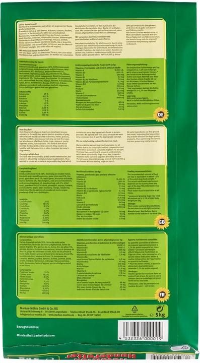 Image du produit Markus Mühle Naturnah croquettes pressées à froid au poulet (Senior, 1 pcs, 5000 g)