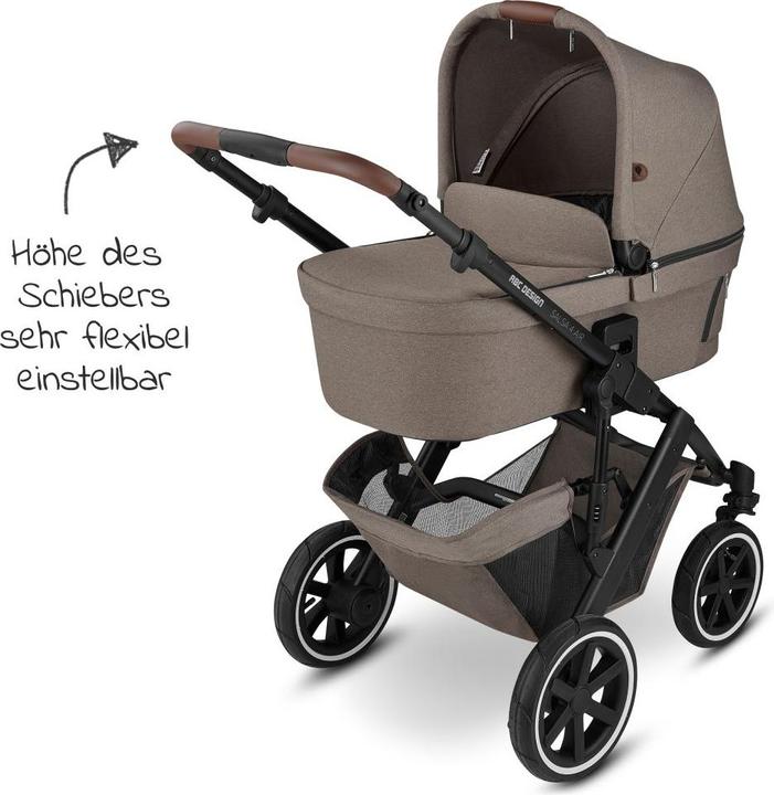 Produktbild ABC Design Kombikinderwagen Kombi-Kinderwagen Salsa 4 Air - inkl. Babywanne &