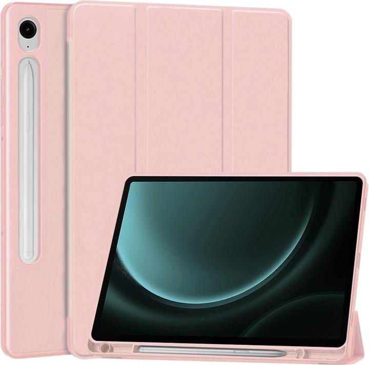 Image du produit Techsuit - Flex Trifold (with Pencil Holder) - Samsung Galaxy Tab S9 / S9 FE / S10 FE - Pink (Samsung Galaxy Tab S10 FE)