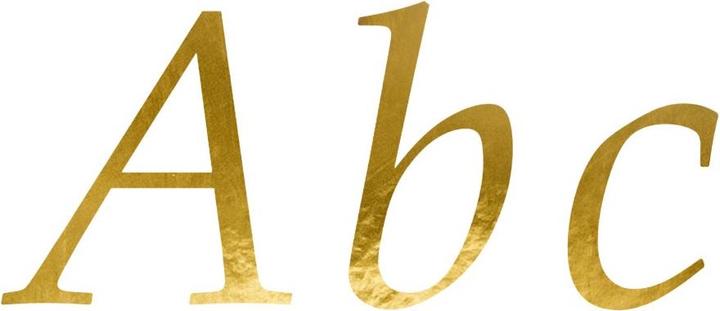 Image du produit Partydeco Lettres d'or autocollantes