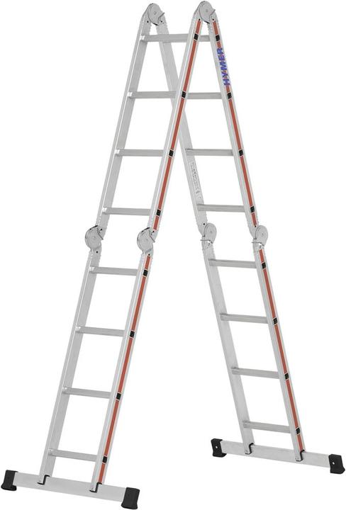 Actual product image Hymer-Leitern Multipurpose ladder 4043 size 4x4 (Stepladder, Single ladder)