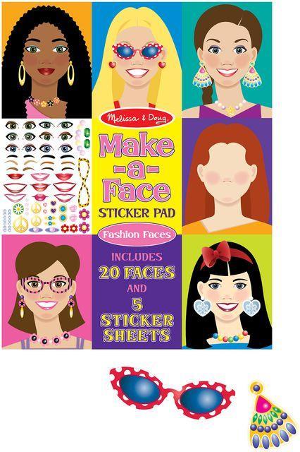 Produktbild Melissa & Doug Make A Face Sticker Pad