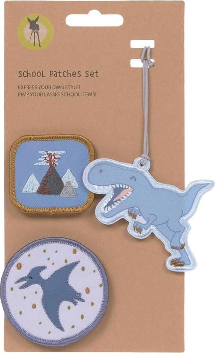 Lässig Badges Dinosaurier 3-teilig (Zusätzliche Polsterung)