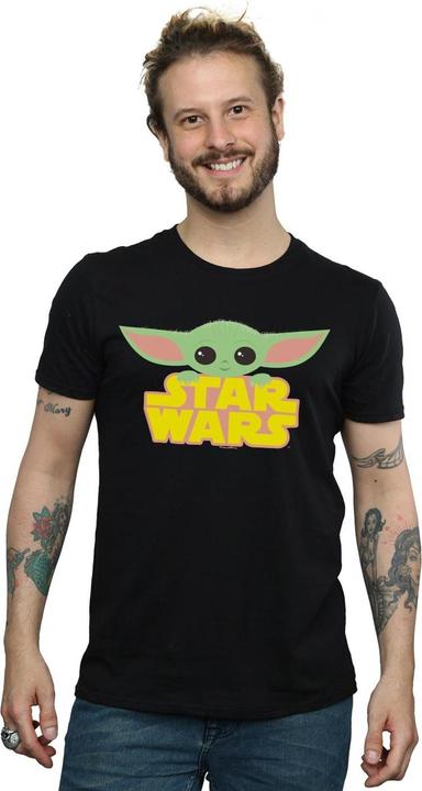 Produktbild Star Wars The Mandalorian The Child And Logo TShirt (XXL)