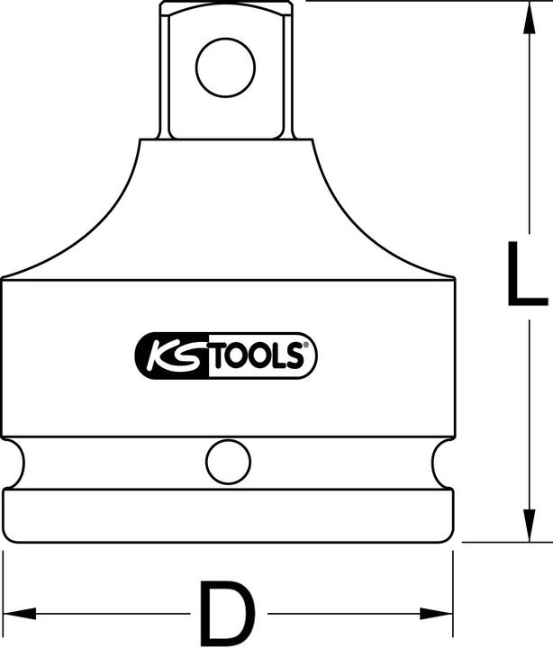Image du produit KS Tools Douille à embout de puissance 3/4" à six pans creux (21 mm)