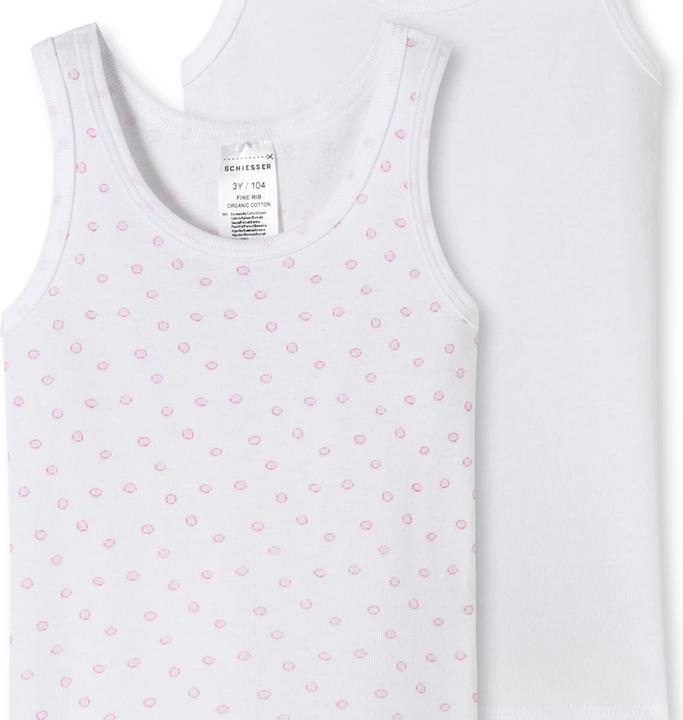 Produktbild Schiesser 6er Pack Kids Girls Feinripp Organic Cotton Unterhemd (98)