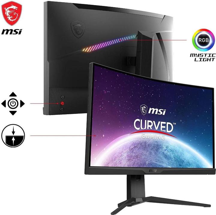 Actual product image MSI MPG 275CQRXFDE (2560 x 1440 pixels, 27")