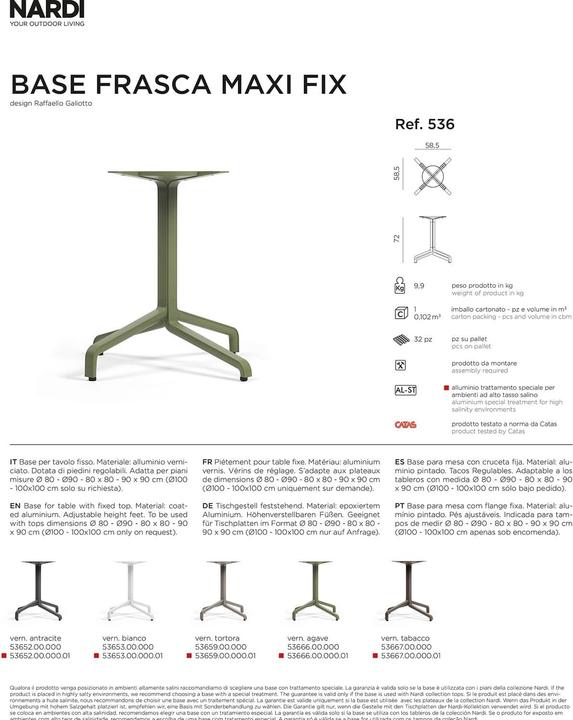Actual product image Nardi Frasca Maxi Fix