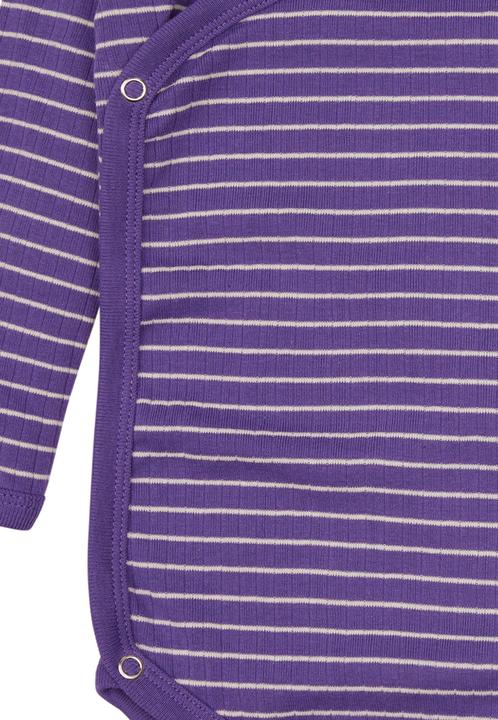 Actual product image loud + proud Wrap-around bodysuit Derby Rib (80)