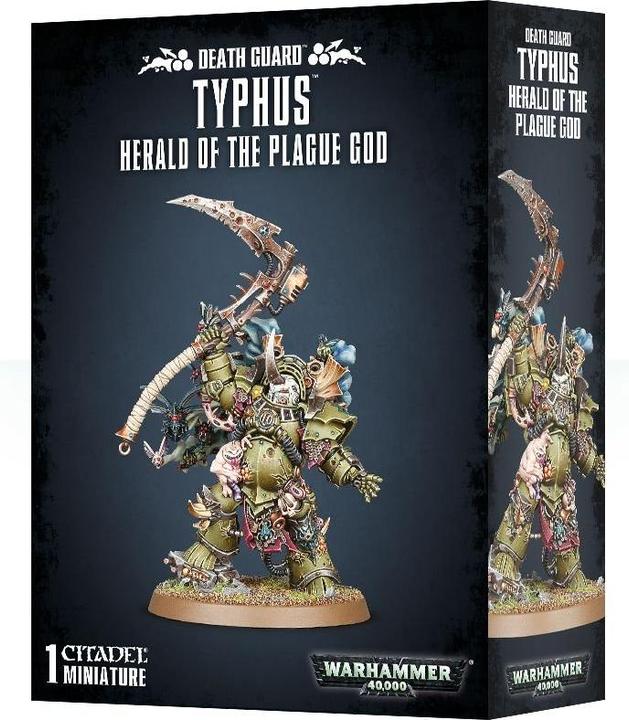 Produktbild Games Workshop Warhammer 40k - Death Guard Typhus : Typhus - Héraut du Dieu de la Peste (Kunststoff)