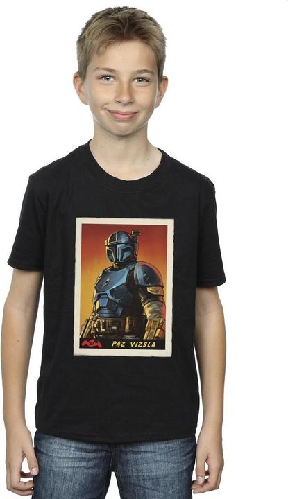Immagine prodotto Star Wars The Mandalorian Paz Vizla Card Maglietta Ragazzi (140, 146)