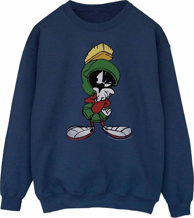 Actual product image Looney Tunes Mens Marvin The Martian Pose Sweatshirt (S)
