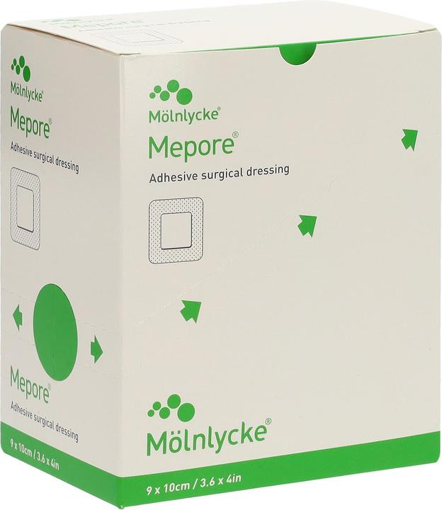 Actual product image Mepore Wundverband 10x9cm Wundkissen 6x5cm (50 x)