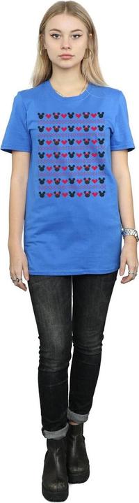 Image du produit Disney - T-shirt MICKEY AND MINNIE CHRISTMAS HEARTS - Femme (S)