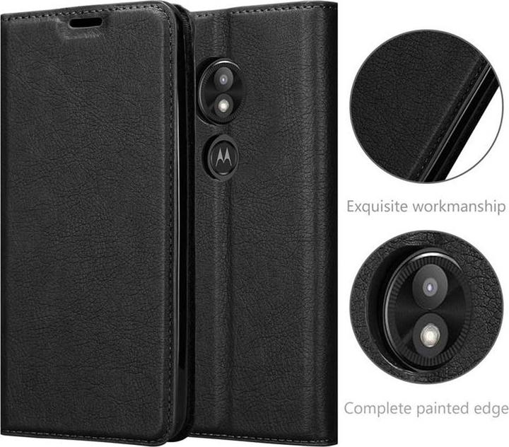 Actual product image Cadorabo Book Invisible Magnet Cover (Motorola Moto E5 Play)
