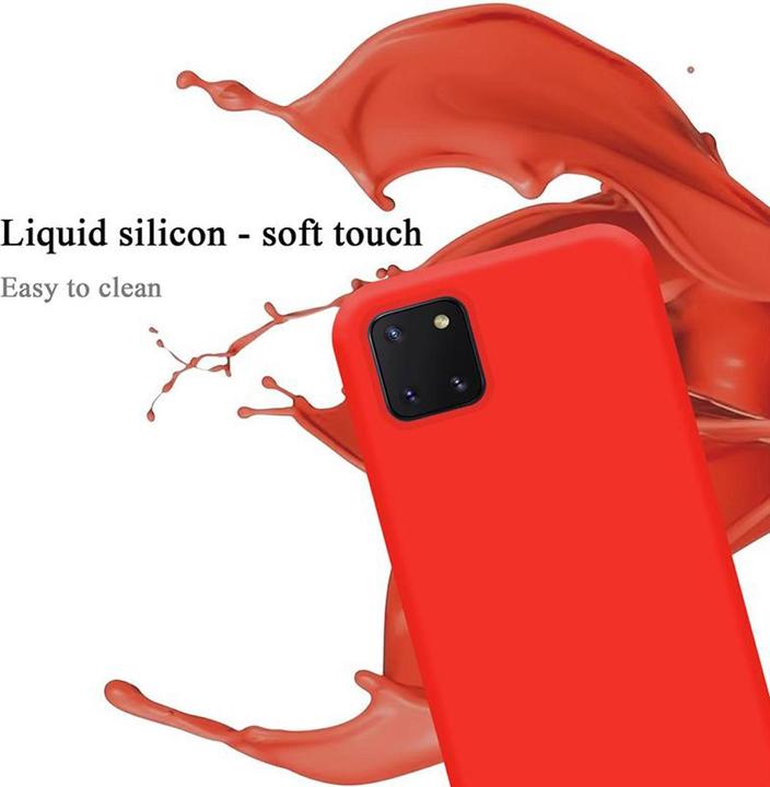 Actual product image Cadorabo TPU Liquid Silicone Case Cover (Samsung Galaxy A81)