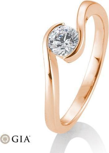 Produktbild Breuning Ring Schwung 0,40-0,60 ct. (57, 585/14 K Gold)