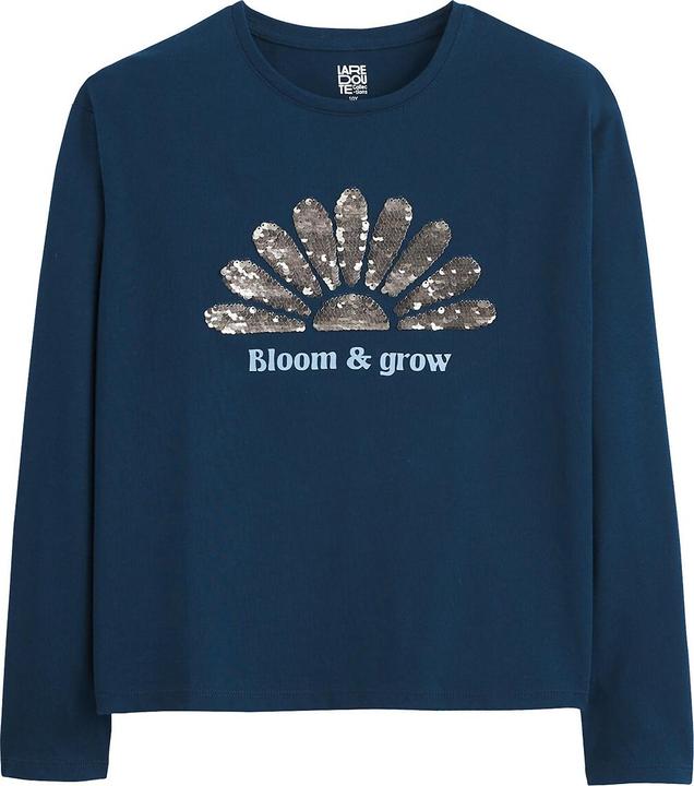 Produktbild La Redoute Collections Shirt mit Wende-Pailletten (128)
