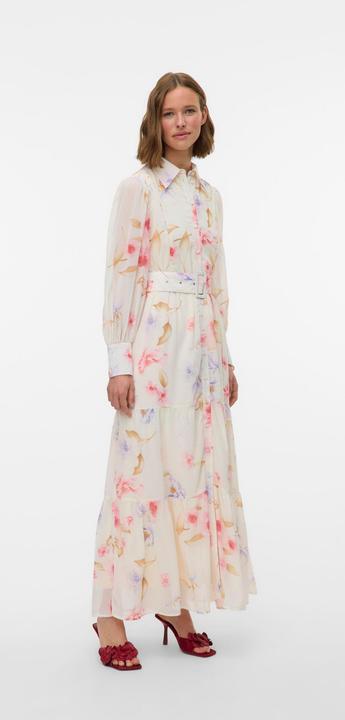 Actual product image Vero Moda AWIRIS Langes Kleid Hemdblusenkleid (XL)