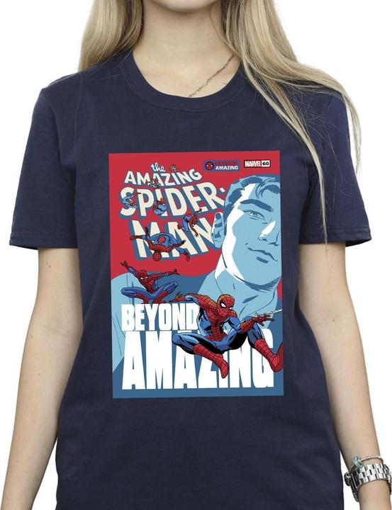 Image du produit - T-shirt SPIDER-MAN BEYOND AMAZING COVER - Femme (5XL)