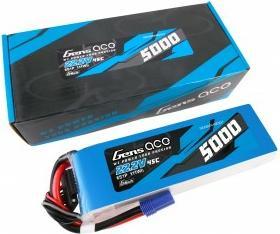 Actual product image Gens Ace LiPo G-Tech 5000mAh 22.2V 45C 6S1P battery with EC5 plug (22.20 V, 5000 mAh)