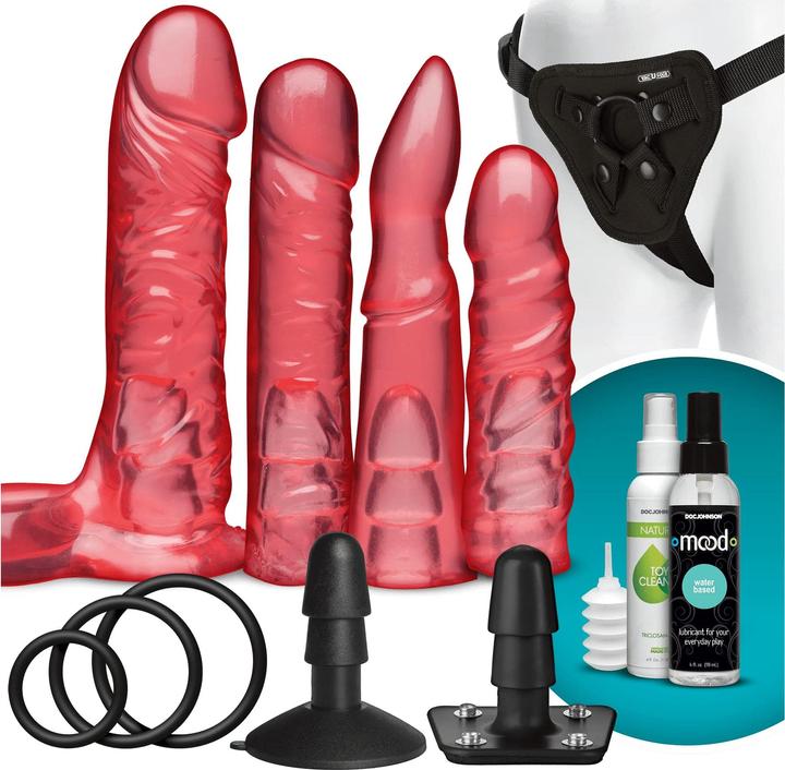 Doc Johnson Vac-U-Lock - Crystal Jellies Set