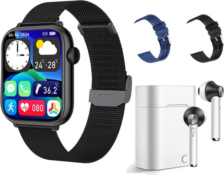 Actual product image EKO Inspiria Connected Watch and Jeez headphones