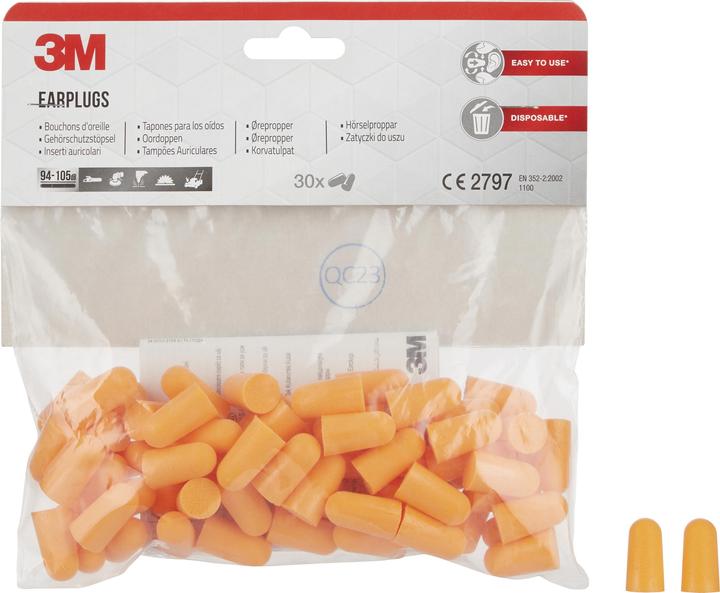 Actual product image 3M Hearing protection plugs 1100C30 (60 x)