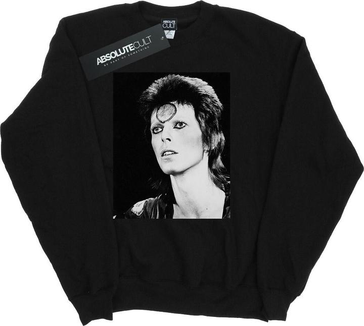 Actual product image David Bowie Womens/Ladies Ziggy Looking Sweatshirt (M)