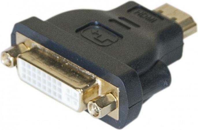 Productafbeelding Exertis Connect HDMI/DVI-adapter, HDMI St. A / 24+5pin DVI-I Bu. Adapter voor het aansluiten van DVI-kabels op (HDMI, DVI)