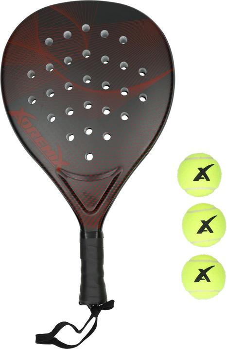 Actual product image Adrenix Padel set racket with 3 balls, 4 pcs.