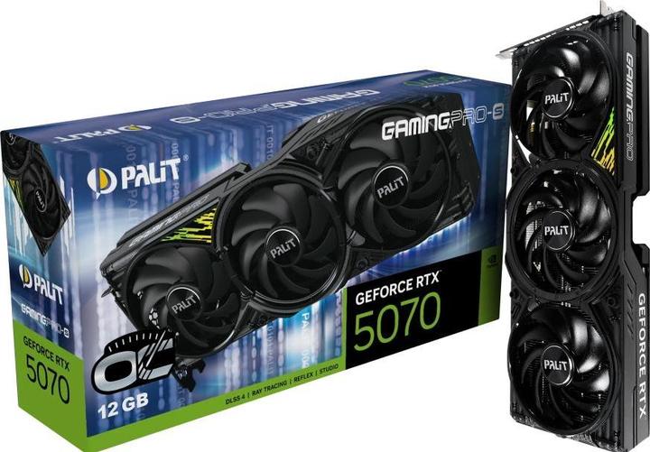 Image du produit XpertVision Palit RTX5070 TI GamingPro-S OC V1 16GB GDDR7 HDMI 3xDP (16 Go)