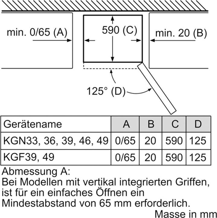 Immagine prodotto Bosch Hausgeräte Kühl-, Gefrierschrank KGN36 VWED A++ (326 l)