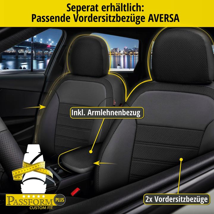 Image du produit Walser Housse de siège pour VW Tiguan (5N) 09/2007-07/2018, 1 housse de banquette arrière