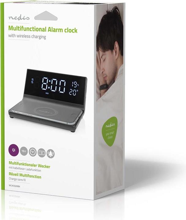 Actual product image Nedis Alarm clock